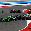 AUSTIN, TEXAS - OCTOBER 18: Nico Hulkenberg of Germany driving the (27) Kick Sauber C45 Ferrari spins on track during the Sprint ahead of the F1 Grand Prix of United States at Circuit of The Americas on October 18, 2025 in Austin, Texas. (Photo by Mark Thompson/Getty Images)