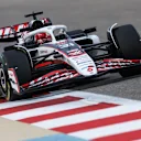 BAHRAIN, BAHRAIN - FEBRUARY 28: Esteban Ocon of France driving the (31) Haas F1 VF-25 Ferrari on