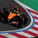 SHANGHAI, CHINA - MARCH 13: Lando Norris of Great Britain driving the (1) McLaren MCL40 Mercedes on track during practice ahead of the F1 Grand Prix of China at Shanghai International Circuit on March 13, 2026 in Shanghai, China. (Photo by Alex Bierens de Haan/Getty Images)