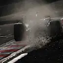 SHANGHAI, CHINA - MARCH 13: Franco Colapinto of Argentina driving the (43) Alpine F1 A526 Mercedes kicks up gravel on track during Sprint qualifying ahead of the F1 Grand Prix of China at Shanghai International Circuit on March 13, 2026 in Shanghai, China. (Photo by Rudy Carezzevoli/Getty Images)