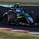SUZUKA, JAPAN - MARCH 27: Fernando Alonso of Spain driving the (14) Aston Martin F1 Team AMR26 Honda on track during practice ahead of the F1 Grand Prix of Japan at Suzuka Circuit on March 27, 2026 in Suzuka, Japan. (Photo by Rudy Carezzevoli/Getty Images)