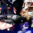 SUZUKA, JAPAN - MARCH 28: Isack Hadjar of France and Oracle Red Bull Racing prepares to drive during qualifying ahead of the F1 Grand Prix of Japan at Suzuka Circuit on March 28, 2026 in Suzuka, Japan. (Photo by Mark Thompson/Getty Images)