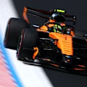 SUZUKA, JAPAN - MARCH 28: Lando Norris of Great Britain driving the (1) McLaren MCL40 Mercedes on