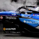 MONTREAL, QUEBEC - MAY 24: Alexander Albon of Thailand driving the (23) Williams FW48 Mercedes retires from the race during the F1 Grand Prix of Canada at Circuit Gilles-Villeneuve on May 24, 2026 in Montreal, Quebec. (Photo by James Sutton - Formula 1/Formula 1 via Getty Images)