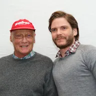 TORONTO, ON - SEPTEMBER 09: Three-time Formula One World Champion Niki Lauda and actor Daniel