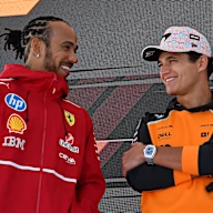 JEDDAH, SAUDI ARABIA - APRIL 20: Lewis Hamilton of Great Britain driving the (44) Scuderia Ferrari