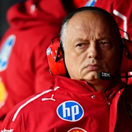 LAS VEGAS, NEVADA - NOVEMBER 21: Frederic Vasseur, Team Principal of Scuderia Ferrari looks on from