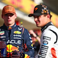 AUSTIN, TEXAS - OCTOBER 18: Pole position qualifier Max Verstappen of the Netherlands and Oracle