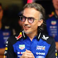 MELBOURNE, AUSTRALIA - MARCH 06: Laurent Mekies, Team Principal of Oracle Red Bull Racing speaks to