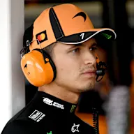 MELBOURNE, AUSTRALIA - MARCH 07: Lando Norris of Great Britain and McLaren looks on in the garage