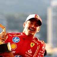 MONTE-CARLO, MONACO - MAY 26: Race winner Charles Leclerc of Monaco and Ferrari celebrates with his