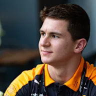 MIAMI, FLORIDA - APRIL 29: Leonardo Fornaroli of McLaren looks on from the hospitality suite during