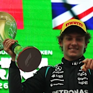SHANGHAI, CHINA - MARCH 15: Race winner Andrea Kimi Antonelli of Italy and Mercedes AMG Petronas F1