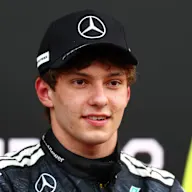 SUZUKA, JAPAN - MARCH 29: Race winner Andrea Kimi Antonelli of Italy and Mercedes AMG Petronas F1