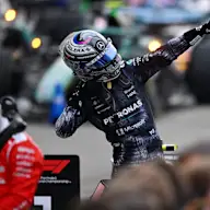 SUZUKA, JAPAN - MARCH 29: Race winner Andrea Kimi Antonelli of Italy and Mercedes AMG Petronas F1