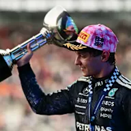 SUZUKA, JAPAN - MARCH 29: Race winner Andrea Kimi Antonelli of Italy and Mercedes AMG Petronas F1