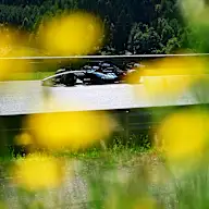SPIELBERG, AUSTRIA - JUNE 26: George Russell of Great Britain driving the (63) Mercedes AMG