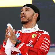 BARCELONA, SPAIN - JUNE 14: Race winner Lewis Hamilton of Great Britain and Scuderia Ferrari on the