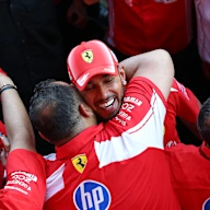 BARCELONA, SPAIN - JUNE 14: Race winner Lewis Hamilton of Great Britain and Scuderia Ferrari