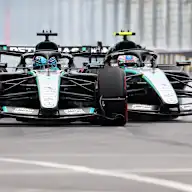 MONTREAL, QUEBEC - MAY 24: George Russell of Great Britain driving the (63) Mercedes AMG Petronas