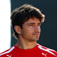 NORTHAMPTON, ENGLAND - JULY 02: Charles Leclerc of Monaco and Scuderia Ferrari arrives in the