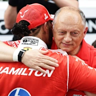 MONTE-CARLO, MONACO - JUNE 07: Second placed Lewis Hamilton of Great Britain and Scuderia Ferrari