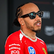 MONTE-CARLO, MONACO - JUNE 04: Lewis Hamilton of Great Britain and Scuderia Ferrari talks to the