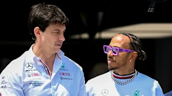 MIAMI GARDENS, FL - MAY 08: Mercedes-AMG Petronas Team Principal & CEO Toto Wolff and Mercedes-AMG