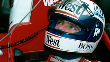 1987:  Portrait of Tyrrell Cosworth driver Jonathan Palmer of Great Britain before the Brazilian