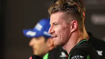 ABU DHABI, UNITED ARAB EMIRATES - DECEMBER 07: Ninth placed Nico Hulkenberg of Germany and Stake F1