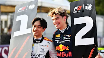 MONZA, ITALY - SEPTEMBER 07: Race winner Tasanapol Inthraphuvasak of Thailand and Campos Racing