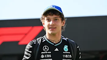 MEXICO CITY, MEXICO - OCTOBER 25: Andrea Kimi Antonelli of Italy and Mercedes AMG Petronas F1 Team