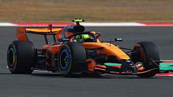 SHANGHAI, CHINA - MARCH 13: Lando Norris of Great Britain driving the (1) McLaren MCL40 Mercedes on