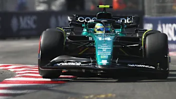MONTE-CARLO, MONACO - MAY 27: Fernando Alonso of Spain driving the (14) Aston Martin AMR23 Mercedes