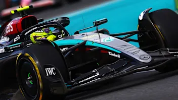 MIAMI, FLORIDA - MAY 05: Lewis Hamilton of Great Britain driving the (44) Mercedes AMG Petronas F1