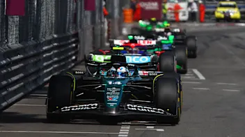 MONTE-CARLO, MONACO - MAY 26: Fernando Alonso of Spain driving the (14) Aston Martin AMR24 Mercedes