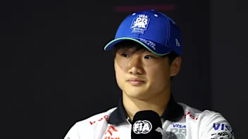 JEDDAH, SAUDI ARABIA - MARCH 06: Yuki Tsunoda of Japan and Visa Cash App RB attends the Drivers