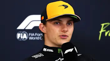 SPA, BELGIUM - JULY 27: Race winner Oscar Piastri of Australia and McLaren in the Drivers Press