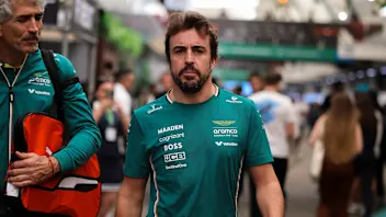 SAO PAULO, BRAZIL - NOVEMBER 07: (EDITORS NOTE: Image has been digitally enhanced.) Fernando Alonso