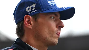 SAO PAULO, BRAZIL - NOVEMBER 08: Max Verstappen of the Netherlands and Oracle Red Bull Racing looks