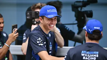 MONTREAL, QUEBEC - JUNE 12: Alexander Albon of Thailand and Williams talks with Carlos Sainz of