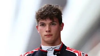 BUDAPEST, HUNGARY - AUGUST 02: Eleventh placed qualifier Oliver Bearman of Great Britain and Haas