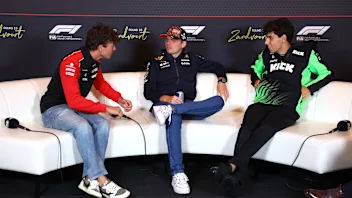 ZANDVOORT, NETHERLANDS - AUGUST 28: Isack Hadjar of France and Visa Cash App Racing Bulls and Liam