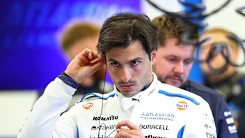 BAHRAIN, BAHRAIN - FEBRUARY 26: Carlos Sainz of Spain and Williams prepares to drive during day one