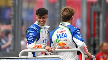 MELBOURNE, AUSTRALIA - MARCH 08: Arvid Lindblad of Great Britain and Visa Cash App Racing Bulls and