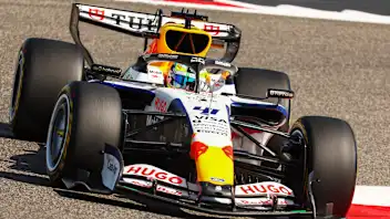 BAHRAIN, BAHRAIN - FEBRUARY 11: Max Verstappen of the Netherlands driving the (3) Oracle Red Bull