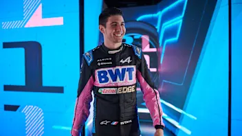 Esteban Ocon in a studio shoot ahead of the 2023 F1 season
