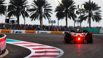 ABU DHABI, UNITED ARAB EMIRATES - NOVEMBER 20: Charles Leclerc of Monaco driving the (16) Ferrari