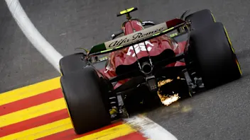 SPA - Zhou Guanyu (Alfa Romeo) during the Grand Prix of Belgium at the Circuit de