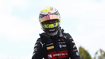 MONZA, ITALY - SEPTEMBER 01: Pole position qualifier Theo Pourchaire of France and ART Grand Prix